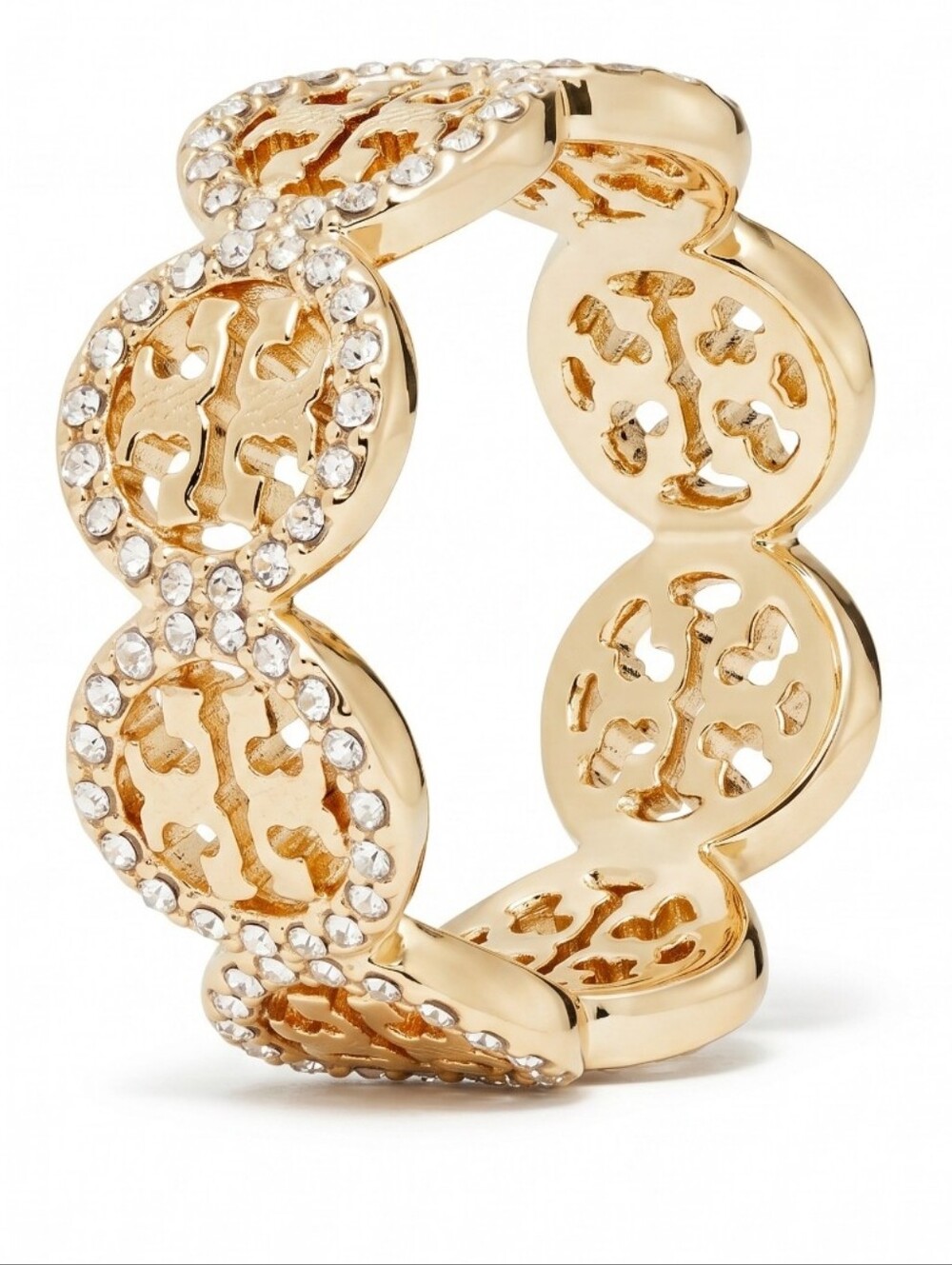 Tory Burch Miller Pavé Ring - Gold Plated - Picture 3 of 4